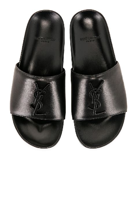 ysl joan slide sale|saint laurent slide sandals.